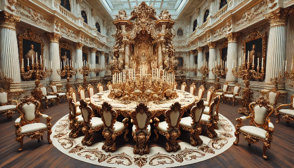 Ensemble Table et Chaise Baroque